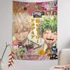 VIKAMA 2026 New Arrival My Hero Academia Tapestry  Cute Anime Wall Hanging  Perfect Decor for Living Room Bedroom Dorm