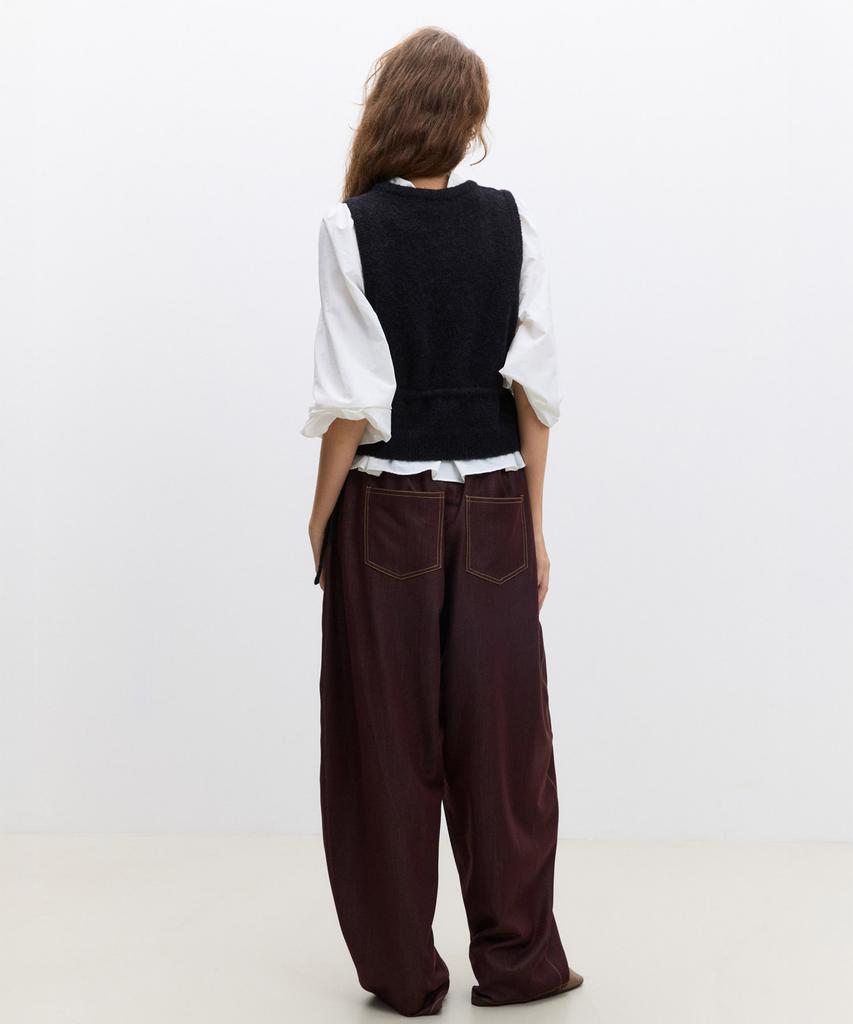 Lilisu Bowie Pants / Burgundy