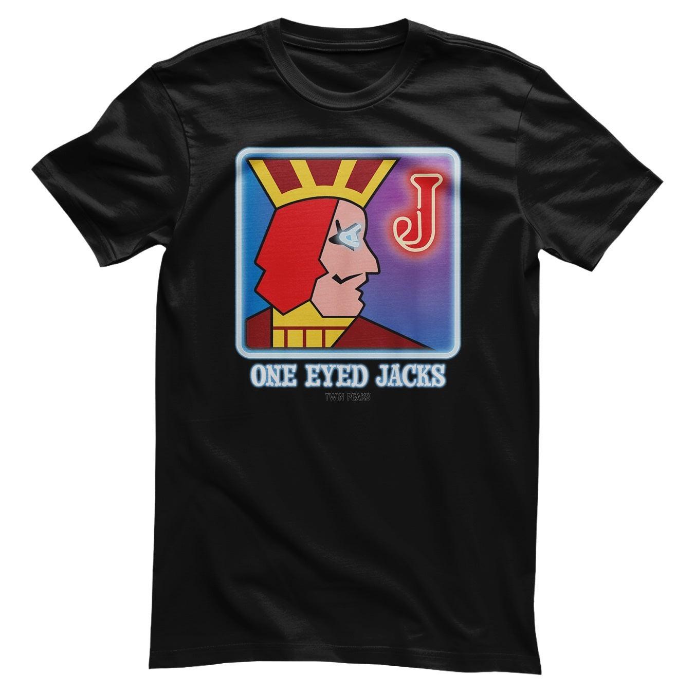 Officially Licensed Twin Peaks One Eyed Jacks Mens T-Shirt M