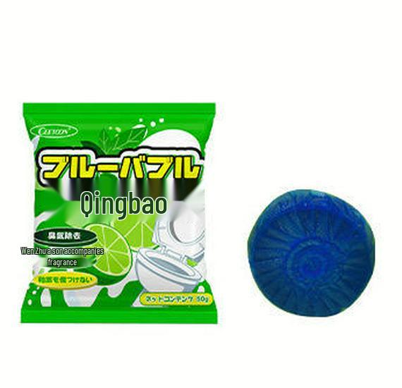 Blue Bubble Toilet Cleaner: Deodorizes, Removes Yellow Stains and Scale