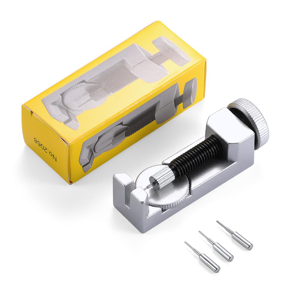 Watchband Link Pin Tool Adjusting Watch Strap Tool with Watch Pin 2 In 1 Metal Watch Repair Tool Bracelet Remover Easy To Remove