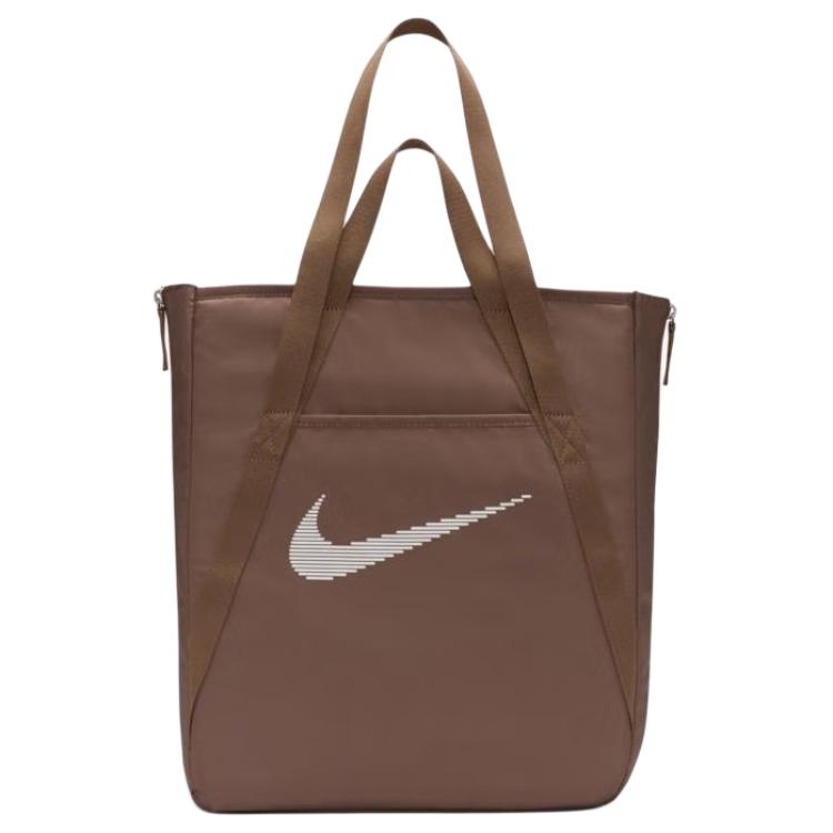 New Nike Fabric Tote Bag, Shopping Bag, Shoulder Bag, Handbag Unisex Brown DR7217-214
