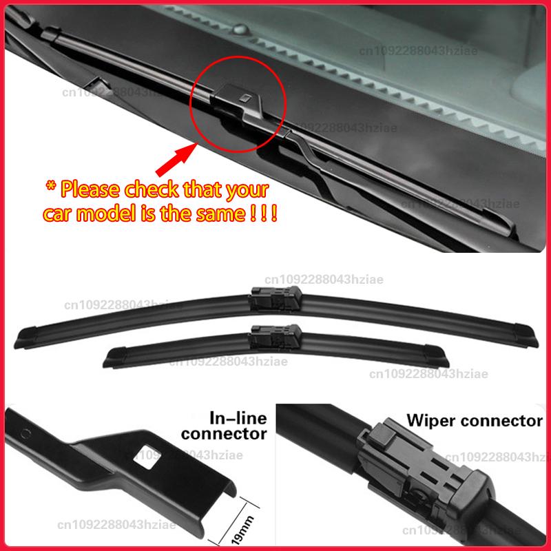 24"18" Front Windshield Wiper Blade Natural Refill Rain Brushes For Geely Coolray Proton X50 2018      2024