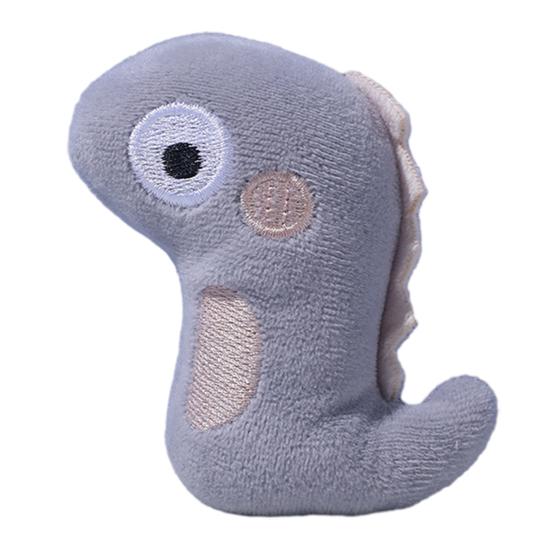 Pet Toy Cartoon Rabbit Duck Dinosaur Shape Portable Cat Toy with Natural Catnip Bite-resistant Soft Velvet Fabric Interactive Play Toy