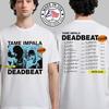 T-shirt Grafica per Fan di Musica Indie Rock - Deadbeat Tour 2026