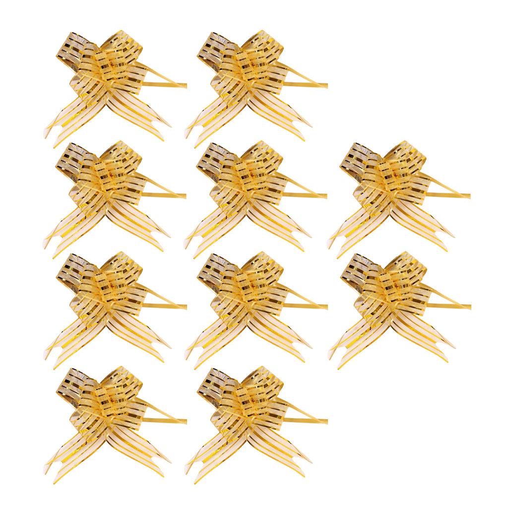 10pcs Pull Bow Beautiful Lightness Colorful Garland Romantic Handmade Ornament Latte Art Wedding Birthday Gifts Cupboard Handle