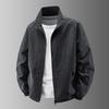 Cortavientos Ligero para Hombre con Cuello Alto, Chaqueta Impermeable Casual con Cremallera