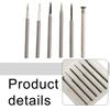 For Rotary Tool Compatible Complete 6Pcs Wood Carving Drill Bit Collection