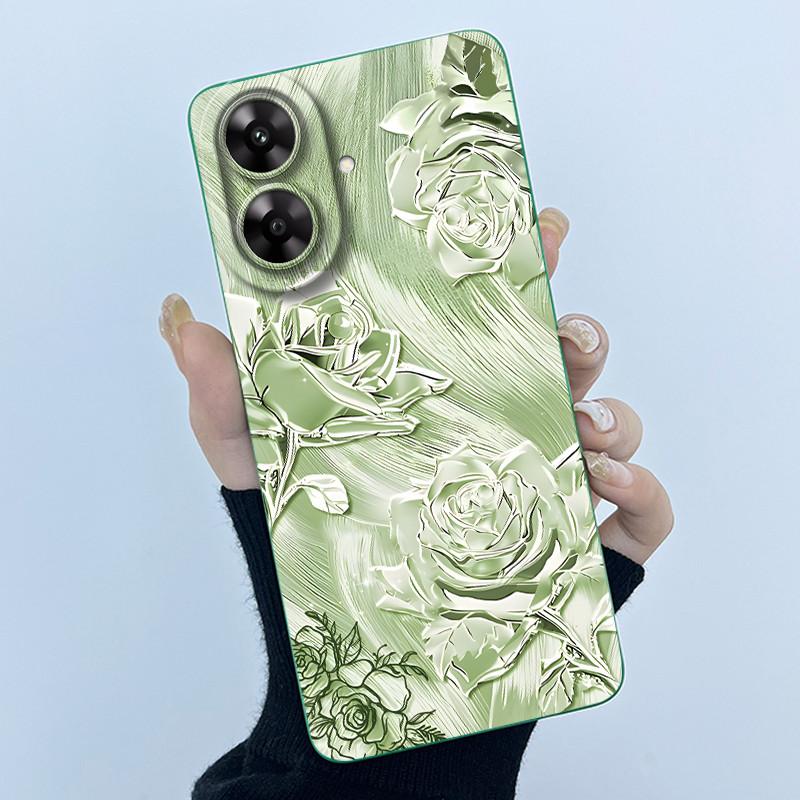Phone Case for Realme Note 60 60X Narzo N61 Back Cover Matte Shell New design Soft Silicone Funda for Realme Note60 RMX3933 Case