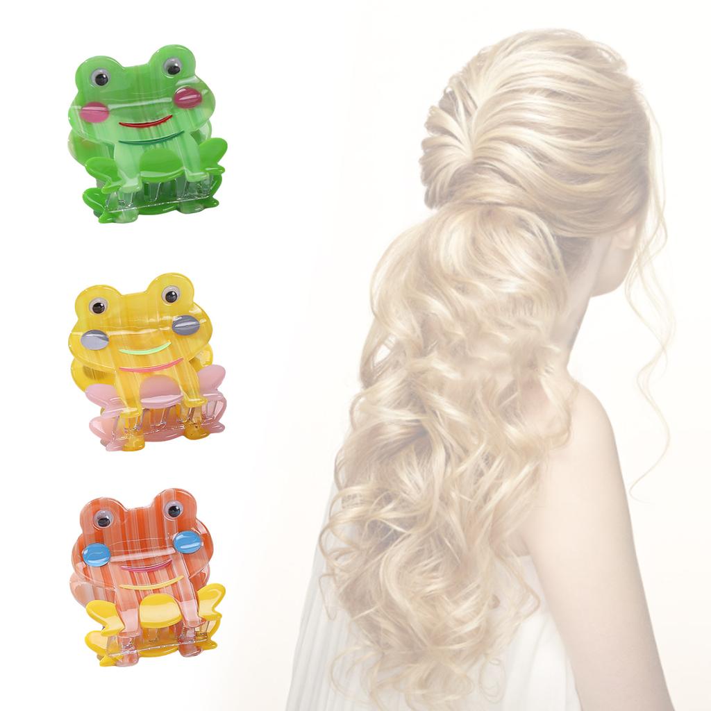 Frogs Hair Clip Large Hair Claw Clip Fashion Lovely Adornment Catch Princess Barrettes Hair Styling Tool Ornaments