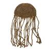 Y2k Knitted Hat Handmade Skullies Hat Breathable Beret Cap  for Women