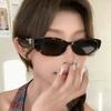 New gm millennial babes sunglasses women's American retro YK personality small frame leopard print oval sunglasses