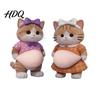 Car Interior Protection Sticker 3D Pet Belly Soft Anti-Collision Cartoon Kitten/Puppy Decal with Big Cute Cushioned Protectors for Phones Cars