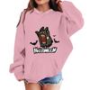 Kids Halloween Printed Hoodie Casual Loose Fit Sweatshirt for Holiday Party and Everyday Use