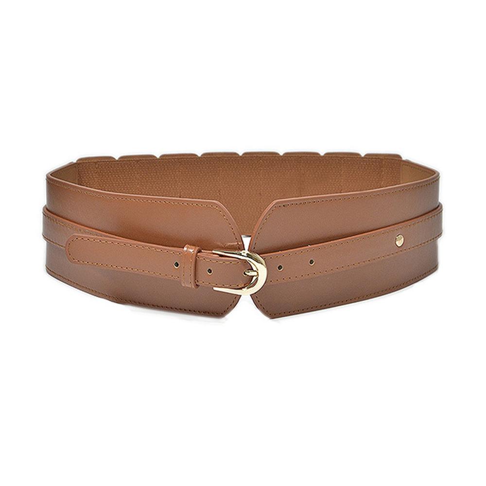Black Fashion Camel Dress Women Party Buckle Women Waistband Solid Color Wide Belt Dress Waistband
