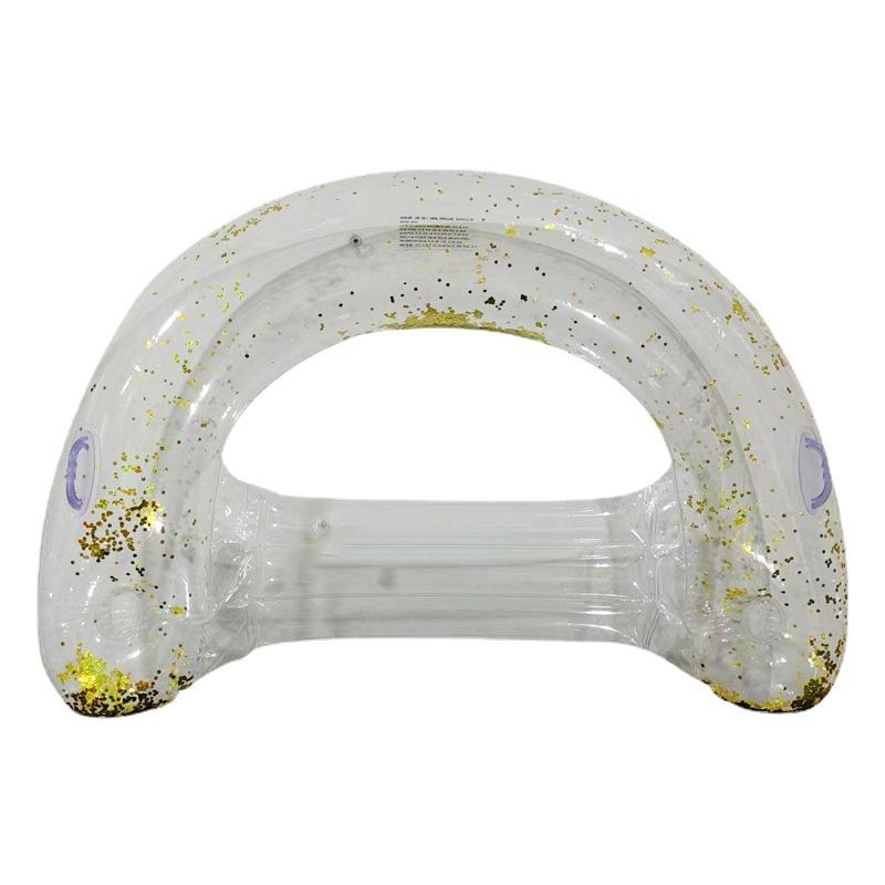 New Adult Internet Celebrity Sequin Inflatable Floating Drainage Recliner