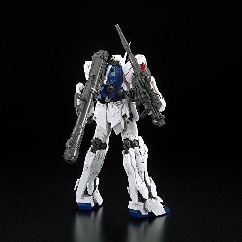 Model din plastic RG Mobile Suit Gundam UC Unicorn Gundam la scara 1/144, codificat prin culori