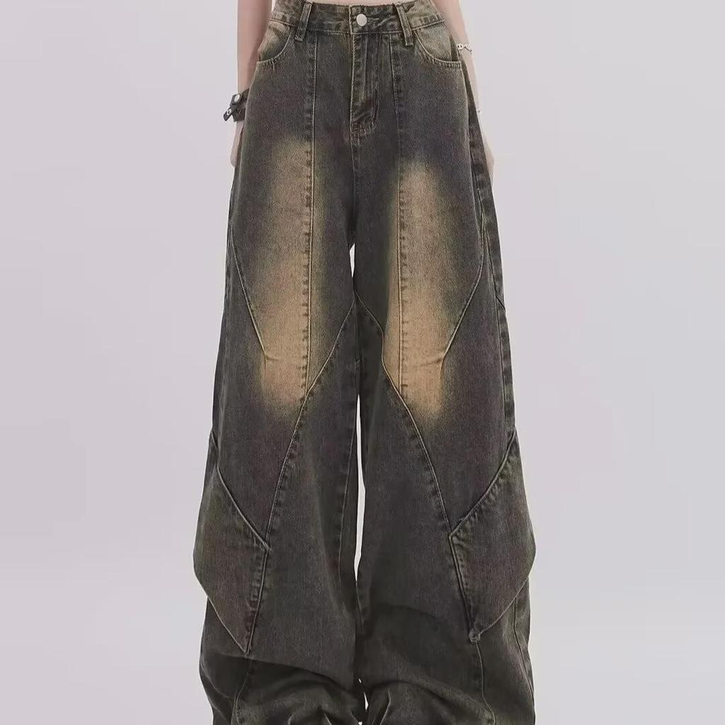 Chunchao Retro Distressed Straight-Leg Jeans für Damen und Herren