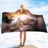 Cute Squirrel Beach Towel Oversized Quick Dry Wild Animal Bath Towels Soft Microfiber Lightweight Pool Towel for Swim Spa Sport