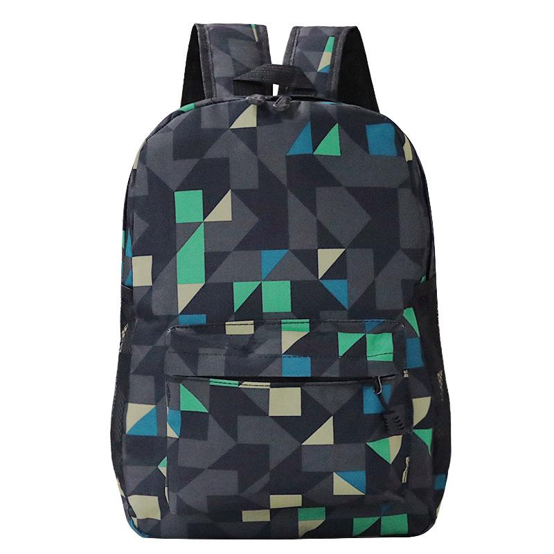 Blank Backpack Children Primary School Students Middle School Students Large Capacity Simple Versatile Backpack Bag