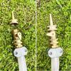 2pcs/set Brass Garden Hose Nozzle - Durable Metal Lawn & Car Sprinkler With Standard Us Thread Connector