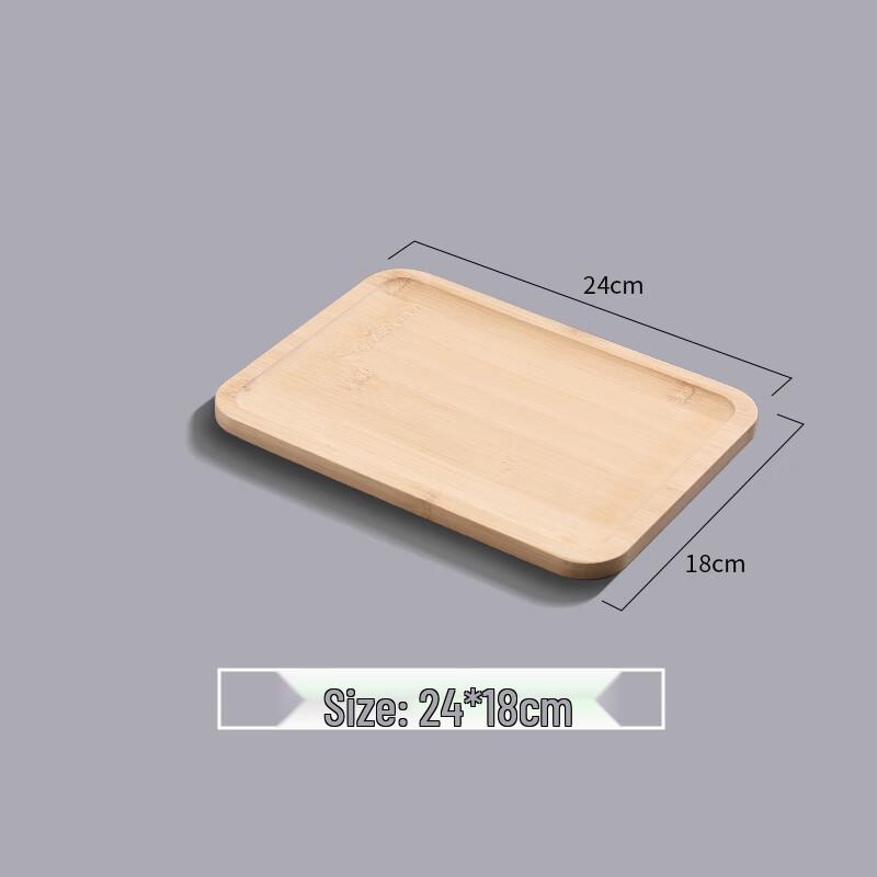 ZISIZ Japanese Bamboo Wood Serving Tray