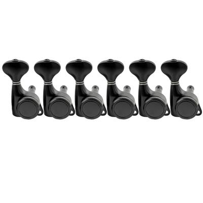 Musiclily Pro 6 Zamykací ladicí mechaniky pro kytaru Zamykací ladicí mechaniky pro ST Telecaster Elektrická Černá G Styl Knoflíky Strat/TL Kytara,