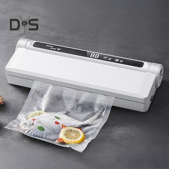 Vacuum Sealer Digital Display 60KPa Strong Suction Fully Automatic Dry Wet Dual Use Food Vacuum Sealer Machine with Vacuum Bags