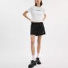 Coach SS25 Elastic Waist Solid Color Casual Shorts Unisex Shorts Black CAW98-BLK