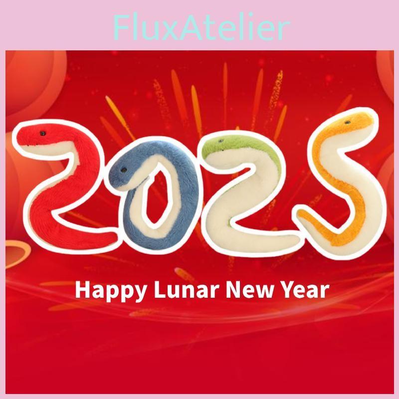 Chinese 2025 Snake Doll Year The Snake Zodiac Mascot Plush Toy New Year Gift