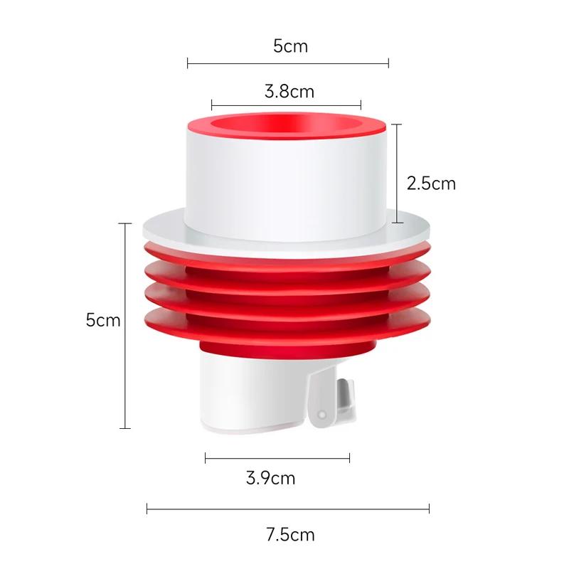 Sewer Deodorant Floor Drain Core Kitchen Drain Filter Anti Odor Pest Strainer Plug Trap Prevention Anti-backflow Sealing Plug