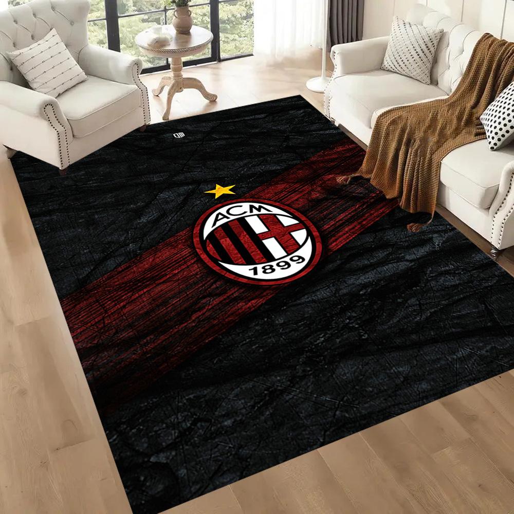 Ac Milan Floor Rug Office Rug Suitable For Hallway Foyer Kitchen Dining Room Antislip Carpet Anime Office Decor