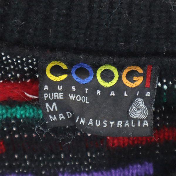 COOGI 90s Old 3D Overall handle Long sleeve wool sweater M knit Men's Used