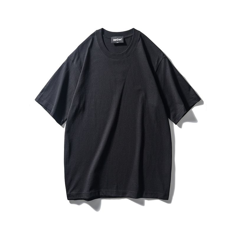 American Heavy Weight Heavy Weight Short Sleeve T-Shirt Men 2024 New Arrival Fashion Trendy Brand Summer Export Export White T-shirt