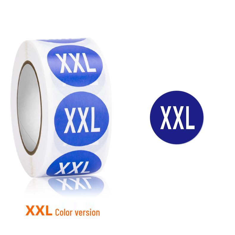 Self-Adhesive Round Size Stickers for Apparel & Footwear