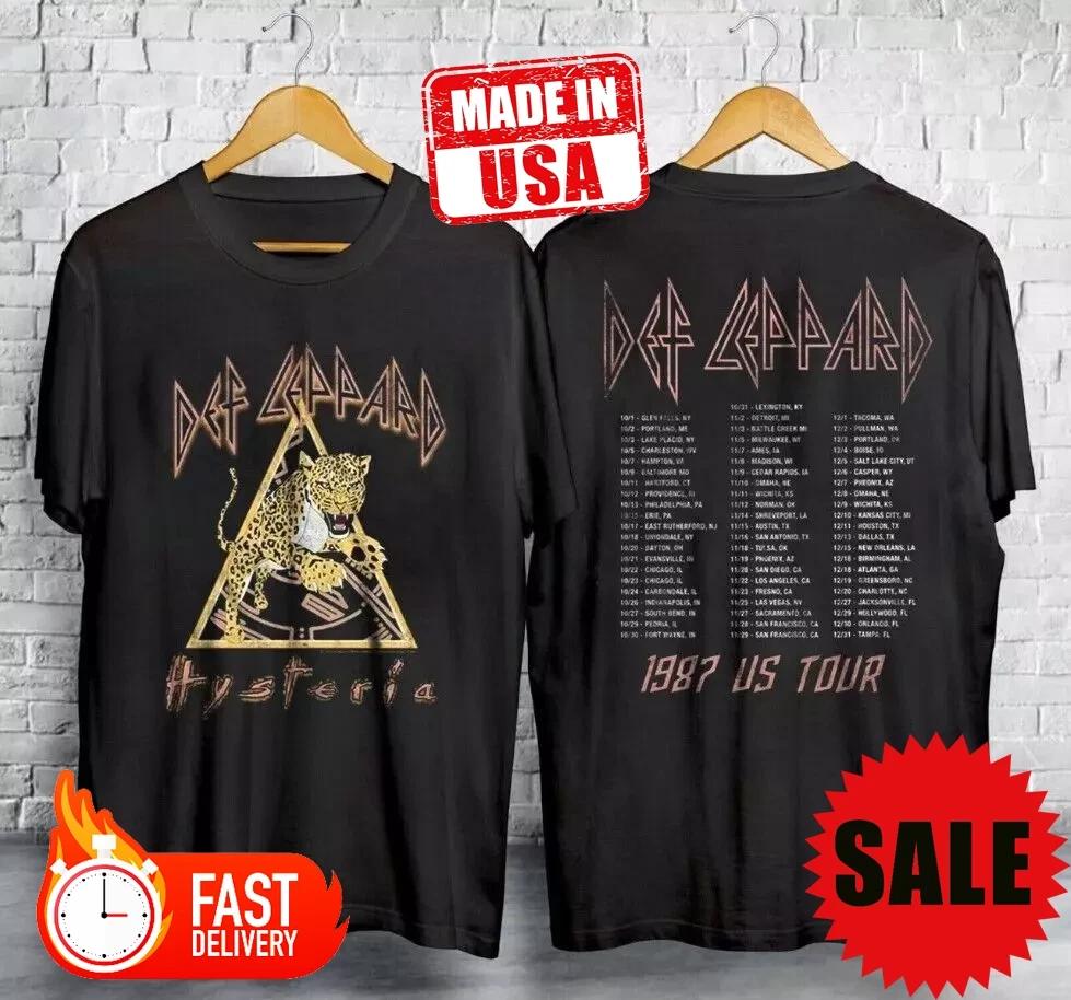 

VTG Def Leppard Hysteria 1987 Concert US Tour T-shirt 3XL