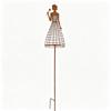 Rustic Metal Dress Lady Shape Plant Trellis Iron Art Flower Climbing Rack  Balcony Garden