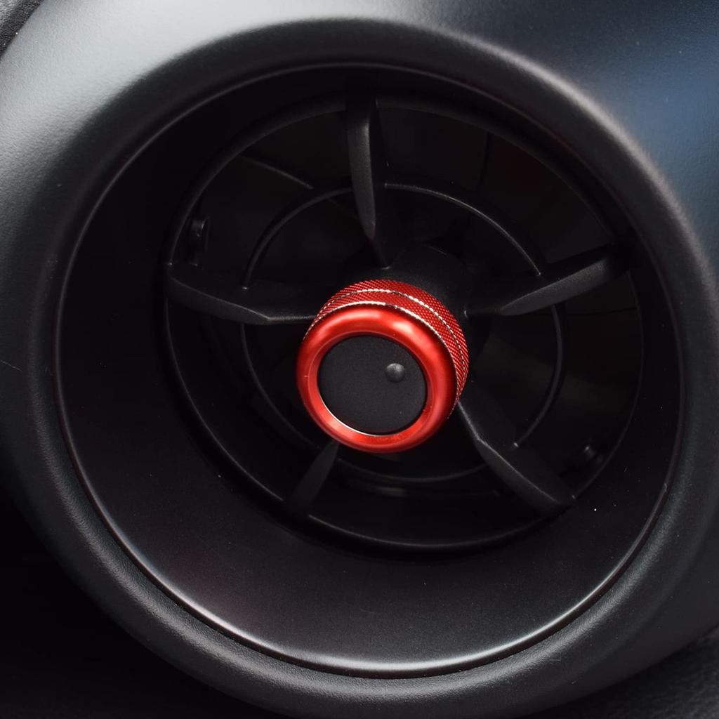 KUNGKIC New Toyota GR86 ZN8 Subaru BRZ ZD8 Air Conditioner Vent Garnish Zinc Alloy