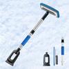 40" Extendable Snow Brush & Ice Scraper, Anti-Slip Grip, 360° Head, Detachable EVA Brush & ABS Scraper for Cars, Trucks & SUVs