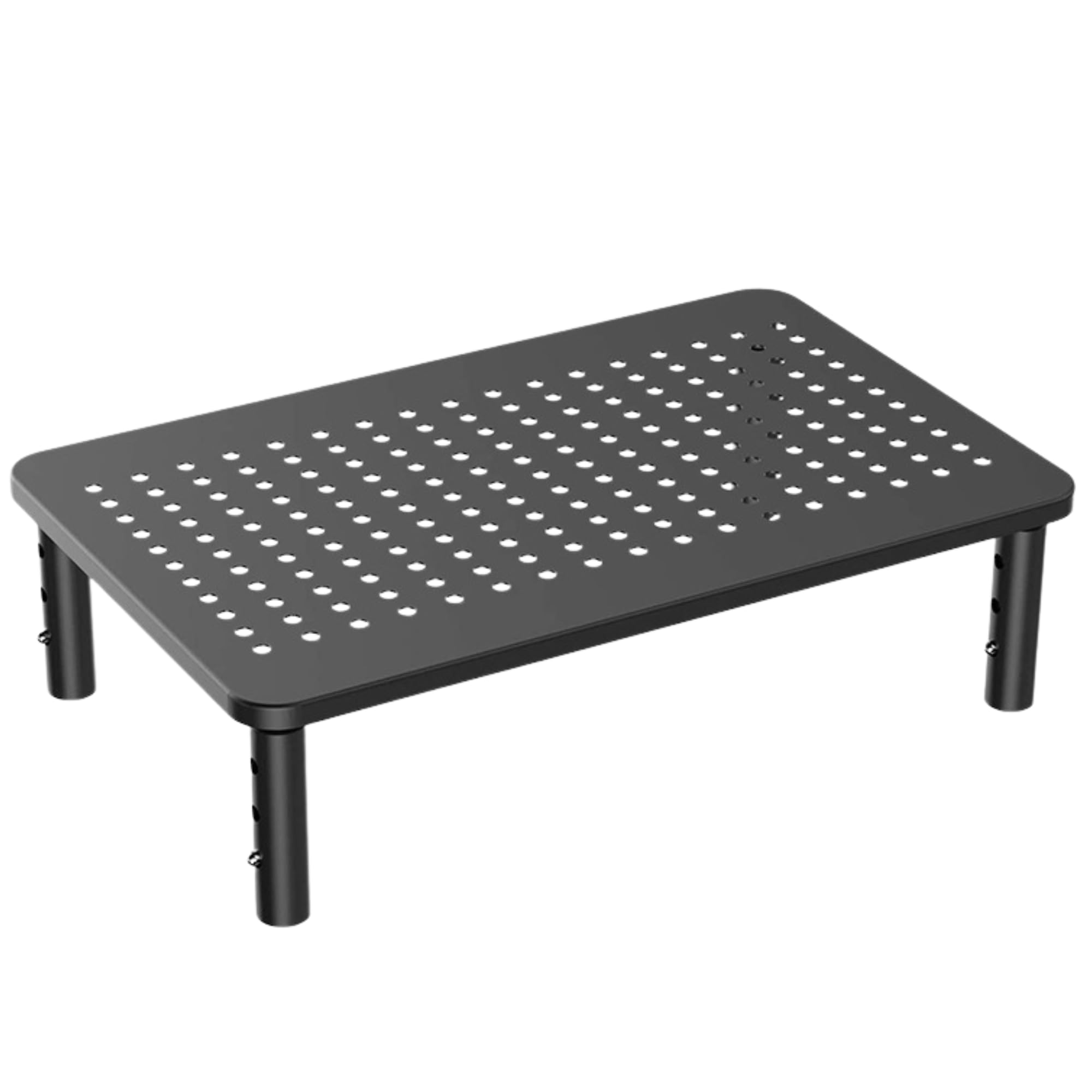 

NASSIA Monitor Stand, Desktop Stand, PC Stand, Desktop Tack, Display Stand, Adjustable, Non-Slip, Computer Stand, Desktop Storage (Black)