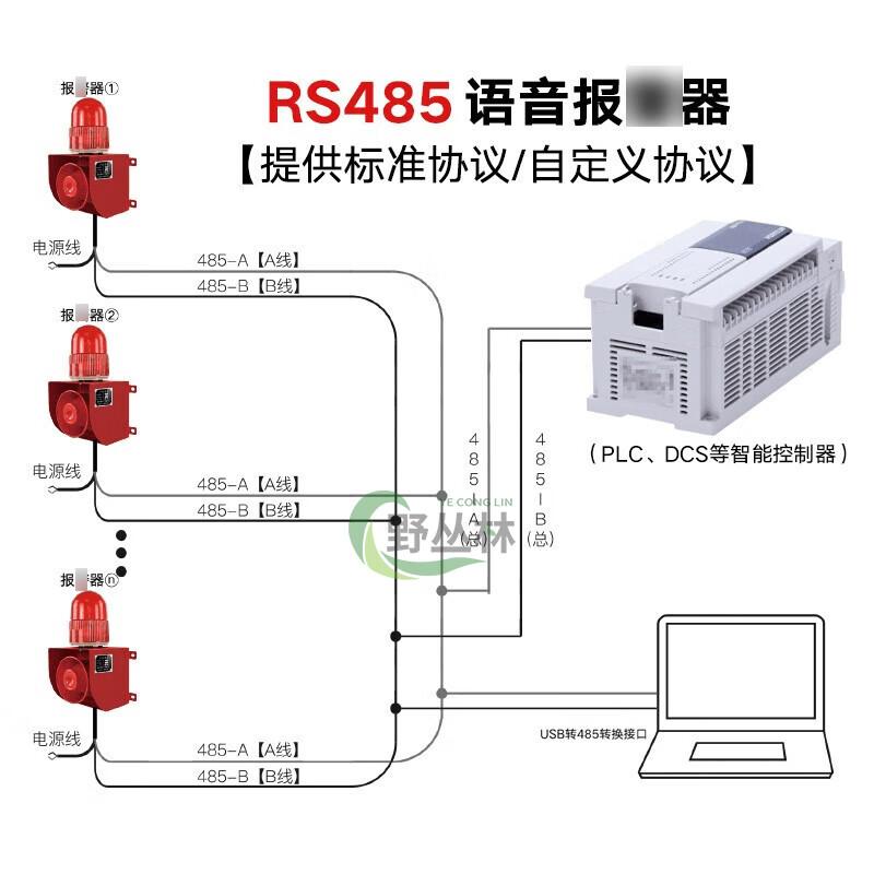 RS485 Sound & Light Alarm
