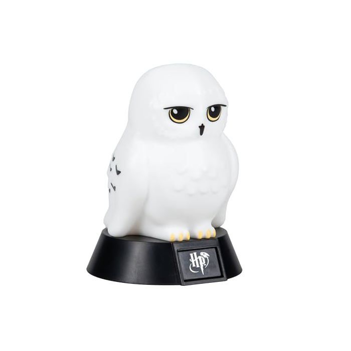 Figurine lumineuse - PALADONE - Hedwig - Chouette des neiges - Alimentation par piles - Chambre d'enfant