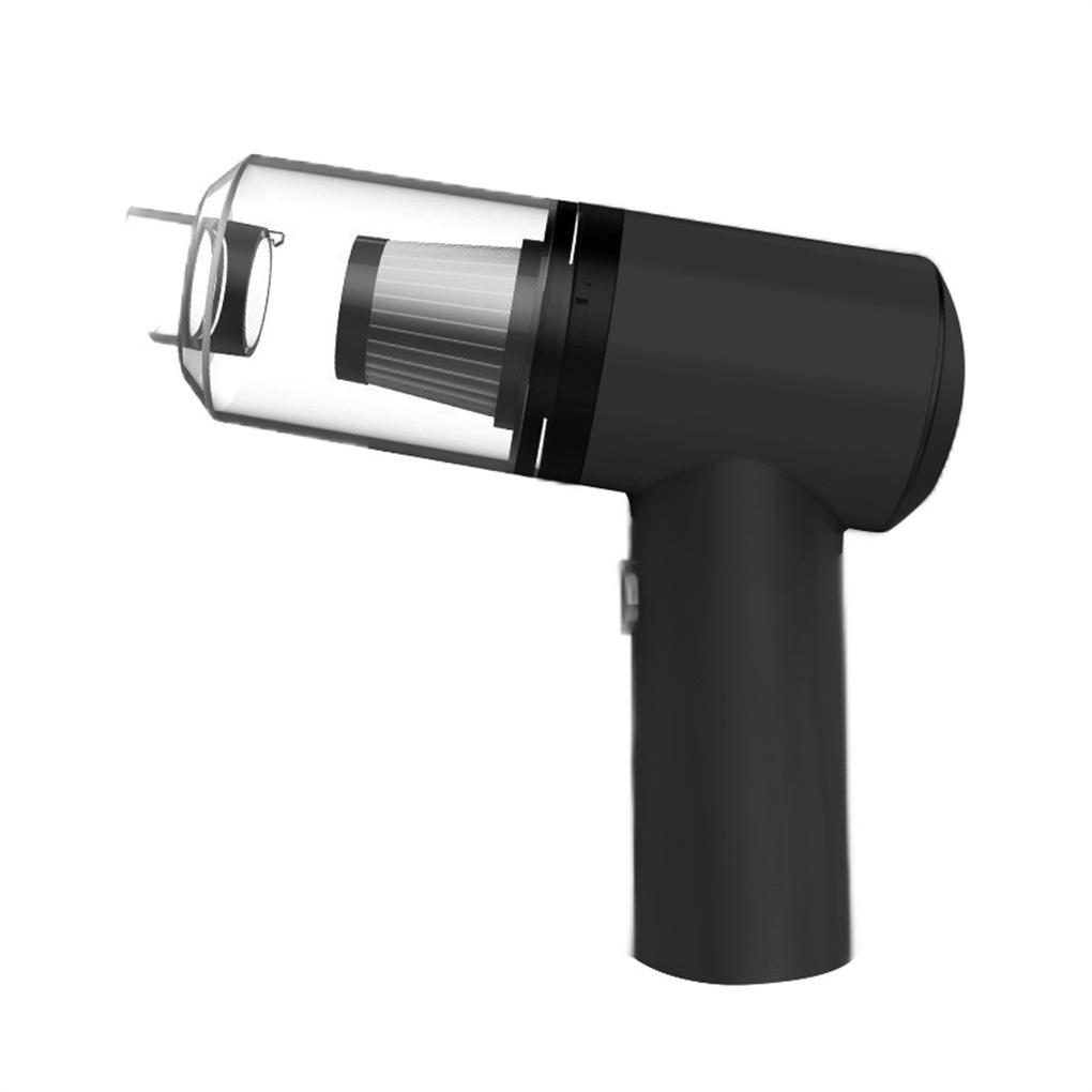 

5000PA вакуумный аккумуляторный шумоподавляющий автомобильный пылесос для очистки пыли чёрный