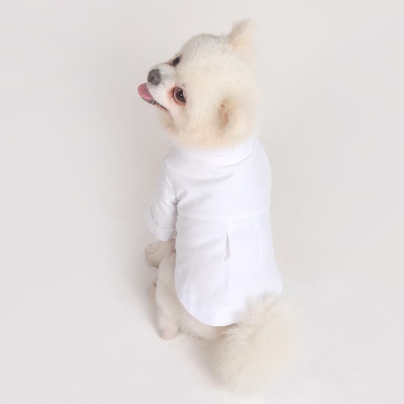 Spring and Autumn Pet Bottoming Shirts Versatile Slim Dog Clothes Boutique Pet Trendy Clothes