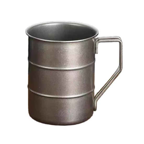 304 Stainless Steel Coffee Cup Portable Travel Mug Water Drinking Tea Tumbler Milk Cup Crafted Cocktail Glass for Work Outdoor School