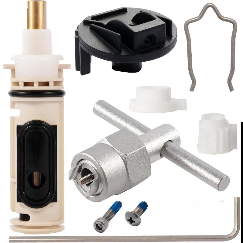 1222 Cartridge Kit for Moen 1222 Replacement Cartridge,Applicable to for Moen Posi Temp Shower Repair - Brass & Plastic,with Removal Tool. 1222 2