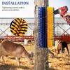 Deep Massage Livestock Grooming Brush Cylinder Brush Quick-Connect System Massage Grooming Tool Grooming Brush Itch Relief