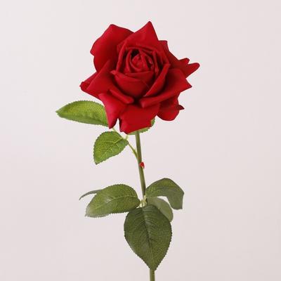 Vase Decor Real Touch Artificial Rose Flower Handmade Artificial Faux Rose Branch Realistic 73cm Fake Flower Wedding Party