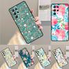 Floral Pattern Flower Phone Case for Samsung Galaxy Note 10 Pro S26 Ultra S23 S24 FE S25 S21 S22 PLUS Shockproof Cove