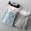 Men's Summer Casual Lightweight Washed Distressed Short-Sleeve T-Shirt Youth Crew Neck Pullover Base Layer
